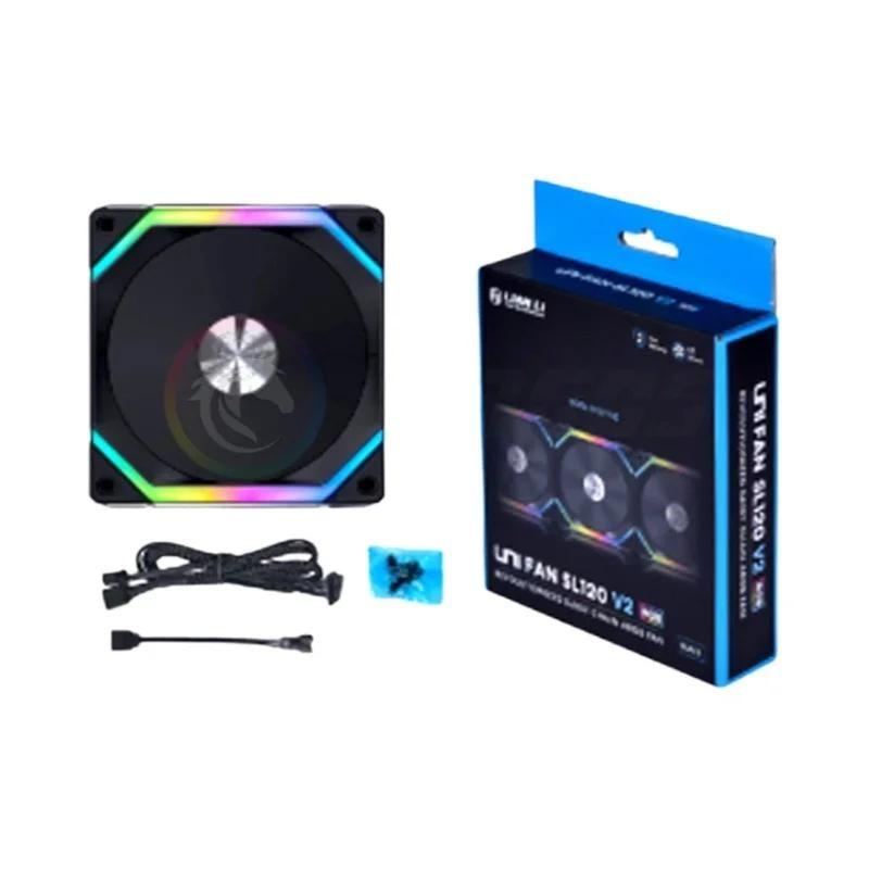 Kit de Fans Lian Li Uni Fan SL V2 ARGB - SL120/SL140 - Controle L